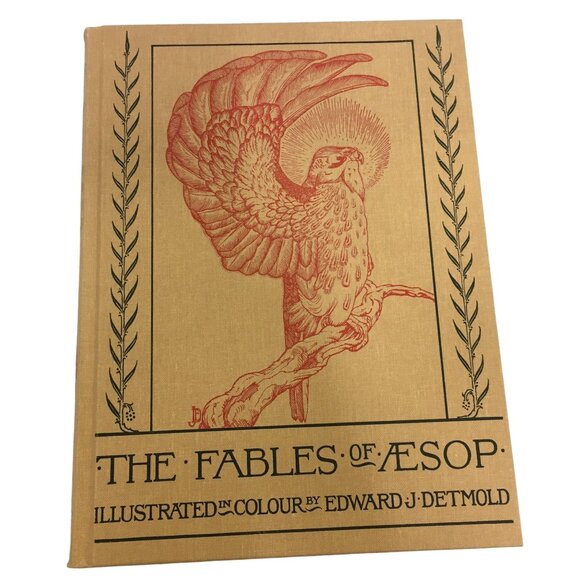 The Fables of Aesop Illustrated in Colour by Edward J Detmold Book - Picture 1 of 15